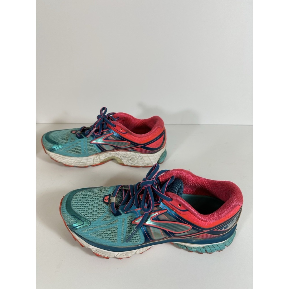 Brooks Ravenna Women's 7M/38 Running Shoes Hot Pink/Coral Aqua Blue 1201821B497